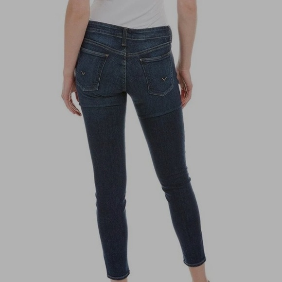 🌹Hudson Krista women’s low rise skinny ankle dark denim jeans zip closure sz 25 - Picture 1 of 17